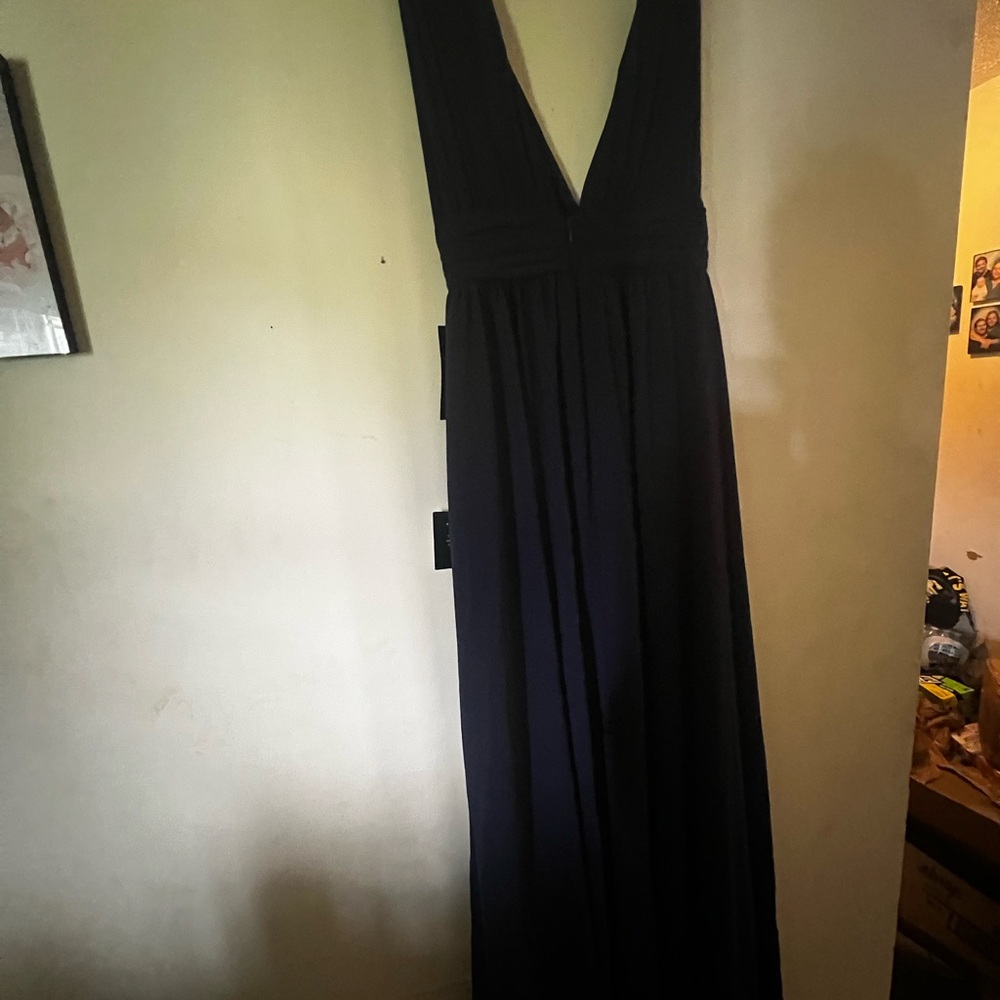 Lulus Elegant Navy Blue Evening Gown
